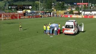 Abdelhak Nouri has collapsed to ground Werder Bremen vs Ajax 21 [upl. by Aiyt]