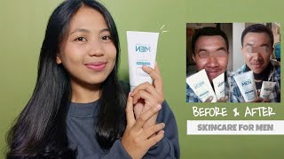 REVIEW NORTH FOR MEN FAIRNESS FACE WASH amp SCRUB [upl. by Llehsor620]