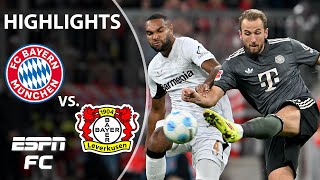 🚨 OKTOBERFEST SHOWDOWN 🚨 Bayern Munich vs Bayer Leverkusen  Bundesliga Highlights  ESPN FC [upl. by Irpak592]