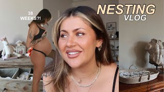 NESTING VLOG 38 WEEKS PREGNANT  SCANS APPOINTMENTS amp NURSERY PREP  JAMIE GENEVIEVE [upl. by Verge]