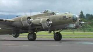 B17 B24 B25 Startup and takeoff [upl. by Sanford]