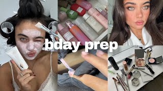 birthday prep vlog major glow up [upl. by Danforth]