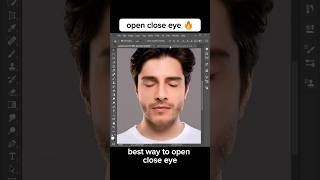 best way to open close eyes in photoshop tutorial shorts [upl. by Queridas]