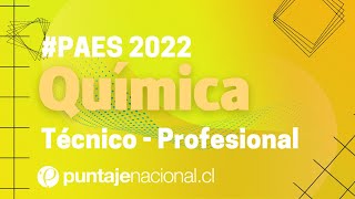 PAES Ciencias  Módulo TécnicoProfesional  Química  Pregunta 79 [upl. by Abehsile861]