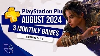 PlayStation Plus Essential August 2024 Monthly Games  PS Plus August 2024 [upl. by Fidela]