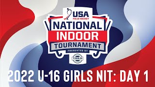 2022 U16 Girls National Indoor Tournament Day 1 Friday March 4 [upl. by Eelrehpotsirhc]