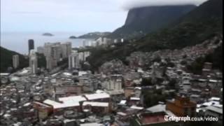 World Cup violence flares in Brazil favela [upl. by Klara903]