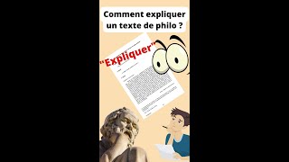 Comment expliquer un texte de philosophie [upl. by Tnek]