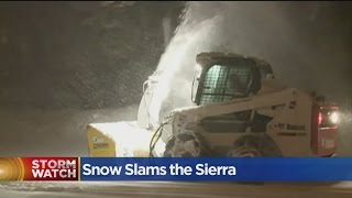 Caltrans Scrambles Between Storms As Winter Blast Awaits On Tuesday [upl. by Nivrehs]