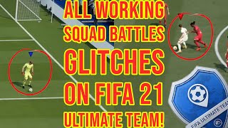 ALL WORKING SQUAD BATTLES GLITCHES ON FIFA 21 ULTIMATE TEAM 100 WORKING [upl. by Mallina]