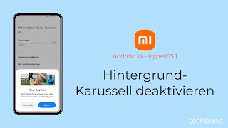 HintergrundKarussell deaktivieren  Xiaomi Android 14  HyperOS 1 [upl. by Nolyad543]