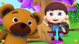 Jack Be Nimble  Kindergarten Nursery Rhymes amp Songs for Kids [upl. by Yesrod]