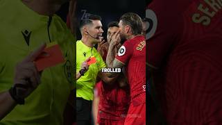 When Sergio Ramos Got Trolled By Referee [upl. by Limaa]