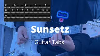 Sunsetz by Cigarettes After Sex  Guitar Tabs [upl. by Lacsap]