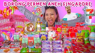 BORONG SEMUA PERMEN ANEH DI SINGAPORE ADA COKLAT MR BEAST  PERMEN ASEM ZOMBIE 🤯😱 [upl. by Rialcnis]