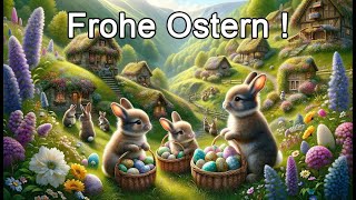 FROHE OSTERN 🐇❤️Ostergrüße zum Versenden  Whatsapp Grüße  Liebe Grüße [upl. by Noemis]