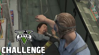 Can I Rob a Store Using Just a Hammer  GTA V Challenge [upl. by Yelloh]