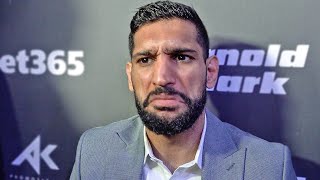 POPPADOM CHIN NO RESPECT  Amir Khan BLASTS KELL BROOK RACIST REMARK [upl. by Brenn]