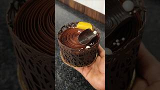 Chocolate truffle mini cake😲 decoration ideas minicake shorts ytshorts viralvideo trendingcake [upl. by Woodruff]