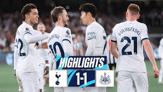 TOTTENHAM HOTSPUR 11 NEWCASTLE UNITED 45 PENS  FRIENDLY IN MELBOURNE FT JAMES MADDISON GOAL [upl. by Onilecram]