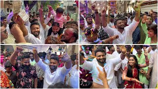 Ramnagar Akhil Pailwan Thotella  Vinni Voxx amp Pareshan Boys Halchal Dance At Ramnagar Akhli Bonalu [upl. by Eadahs846]