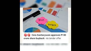 share buyback 🔴 Marico 🔴 Cera sanitary ware 🛑 sundaram finance 🛑 devyani international i [upl. by Danna549]