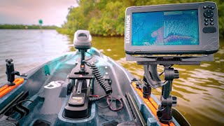 Installing a Fishfinder On My OldTown Autopilot 120 Fishing Kayak [upl. by Cocks]