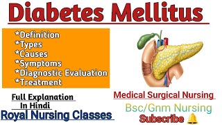 Diabetes Mellitus in Hindi l Endocrine System Disorder [upl. by Eseryt]