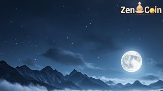 2 Minute Moonlight Meditation for Instant Calm𝐙𝐞𝐧 𝐂𝐨𝐢𝐧 [upl. by Ahsiekit]