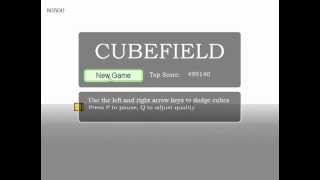 Cubefield How To Go Through The Gap And Shortcuts [upl. by Edelsten]