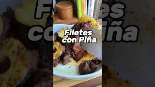 Receta de Filete de Res con una marinda especial con jugo de piña recetas [upl. by Aubigny]