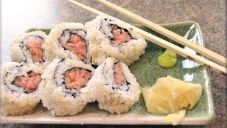 How to make Spicy Tuna Rolls Sushi [upl. by Marvel]