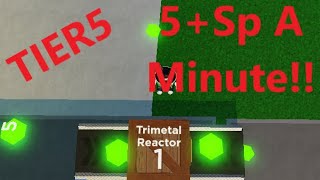 INSANE Tier 5 Trimetal Reactor Producer 4 In One Base 300 Septillion An Hour Factory Simulator [upl. by Keynes]