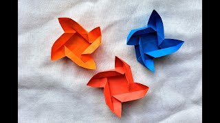 Origami wind sail to spin [upl. by Ellsworth]