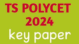 polycet 2024 key [upl. by Odey]