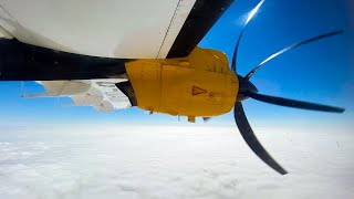 Aurigny Dornier 228200NG Landing Alderney airport ACI [upl. by Claudine]