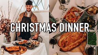 HOW TO MAKE A VEGETARIAN CHRISTMAS DINNER  WELLINGTON AND ALL THE TRIMMINGS  VLOGMAS DAY 11 [upl. by Calie]