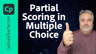 AllNew Adobe Captivate  Partial Scoring in MultipleChoice [upl. by Eidak179]