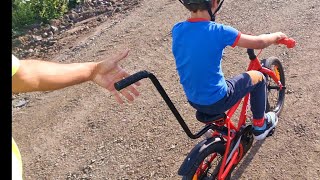 Removing the STABILISERS from a KIDS BIKE  TipsTricks [upl. by Akeemahs]