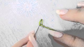 How to embroider a Loop Stitch [upl. by Lathrop]