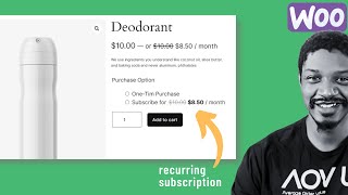 FREE WooCommerce Recurring Payments  Variable Subscriptions Onetime Purchase and more [upl. by Bekha833]