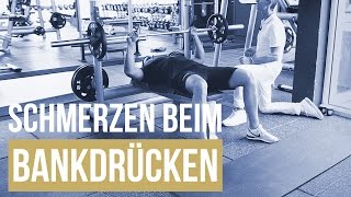 Schmerzen beim Bankdrücken  Die 3 besten Übungen  Krafttraining Bodybuilding [upl. by Miru]