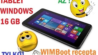 Windows 10 WIMBoot dla tabletów lark ultimate 7i 8i 10i WIN gotowiec ze sterownikami [upl. by Crescentia338]