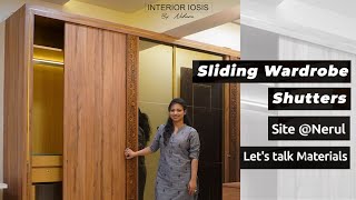 Sliding Wardrobe Design for Bedroom With Mirror  Sliding Wardrobe Doors  Interior Iosis by Nihara [upl. by Prichard]