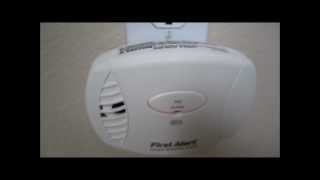 First Alert carbon monoxide detector walkthru video [upl. by Tyrus]