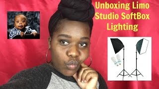 Unboxing Limo Studio 700W  Softbox Lighting Kit  TAMMIE [upl. by Onnem]