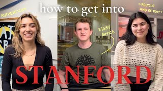 How to Get Into Stanford Application Advice from 20 Current Students [upl. by Muscolo]