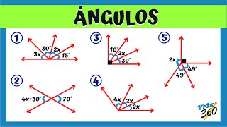 Ángulos  Ejercicios Resueltos Paso a Paso Parte 01 [upl. by Almena]