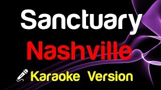 🎤 Nashville – Sanctuary Karaoke  King Of Karaoke [upl. by Sollows]