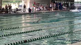 200 LC Backstroke Prelims MASSIVE Negative Split [upl. by Adni]